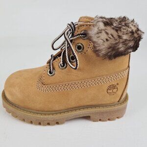 Timberland 6 IN Premium Classic Toddler Boots Wheat Nubuck